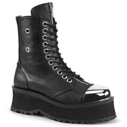 Demonia GRAVEDIGGER-10 Ankle Boot (Black Vegan Leather)