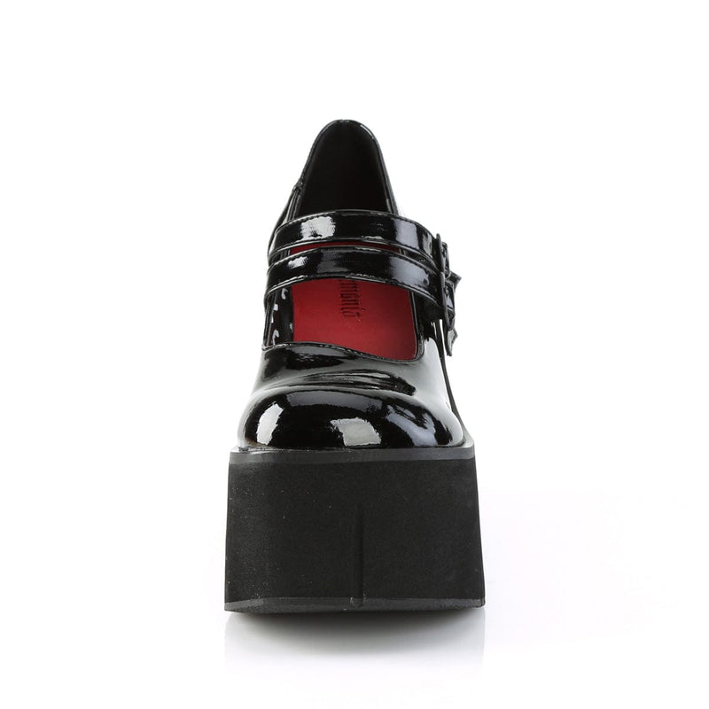 Demonia KERA-08 Mary Jane (Black Patent)