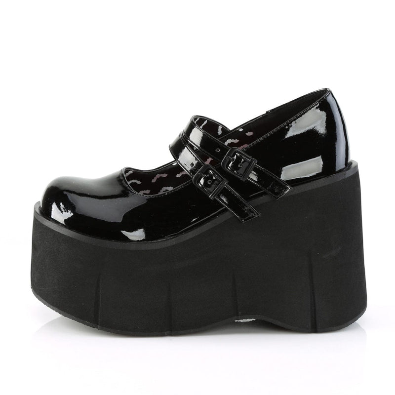 Demonia KERA-08 Mary Jane (Black Patent)