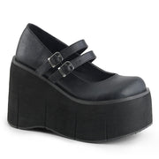 Demonia KERA-08 Mary Jane (Black Vegan Leather)