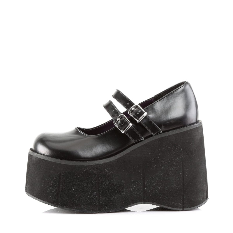 Demonia KERA-08 Mary Jane (Black Vegan Leather)