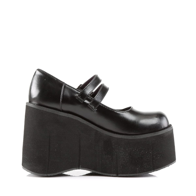 Demonia KERA-08 Mary Jane (Black Vegan Leather)
