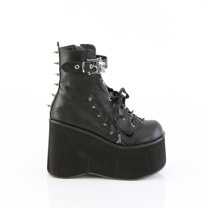 Demonia KERA-150 Ankle Boot (Black Vegan Leather)