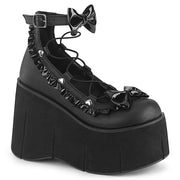 Demonia KERA-18 Ankle Boot (Black Vegan Leather)