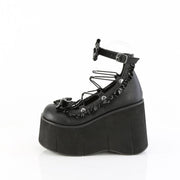 Demonia KERA-18 Ankle Boot (Black Vegan Leather)