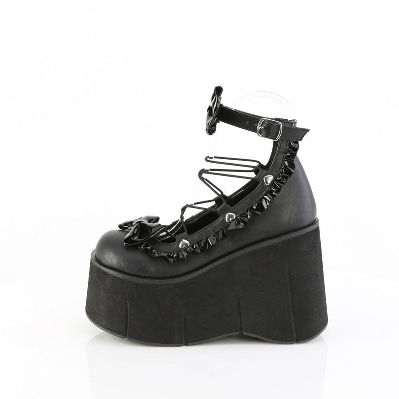 Demonia KERA-18 Ankle Boot (Black Vegan Leather)