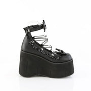 Demonia KERA-18 Ankle Boot (Black Vegan Leather)