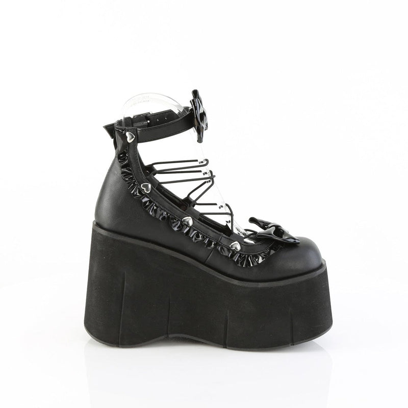 Demonia KERA-18 Ankle Boot (Black Vegan Leather)