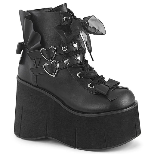 Demonia KERA-55 Ankle Boot (Black Vegan Leather)