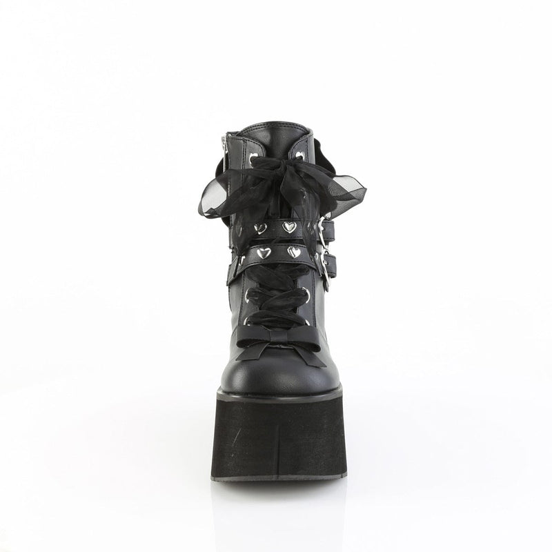 Demonia KERA-55 Ankle Boot (Black Vegan Leather)
