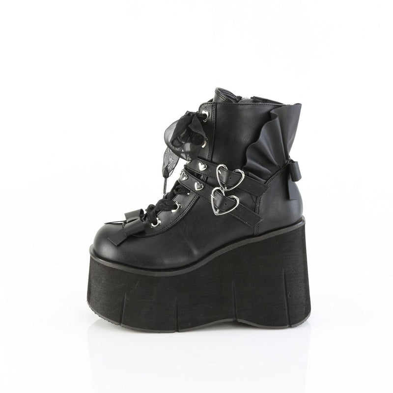 Demonia KERA-55 Ankle Boot (Black Vegan Leather)