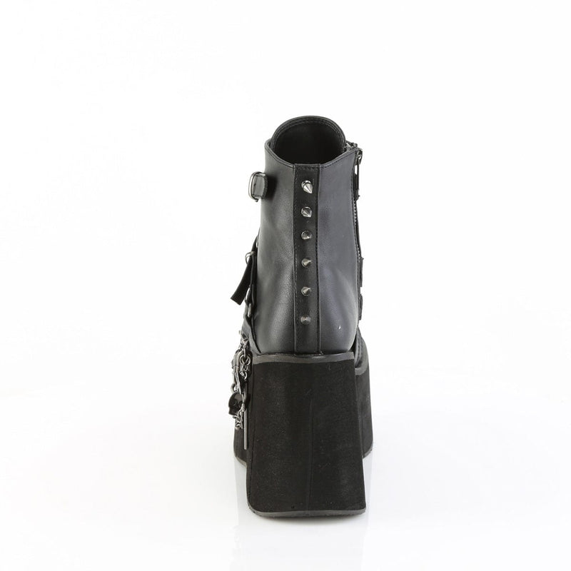 Demonia KERA-68 Ankle Boot (Black Vegan Leather)