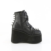 Demonia KERA-68 Ankle Boot (Black Vegan Leather)