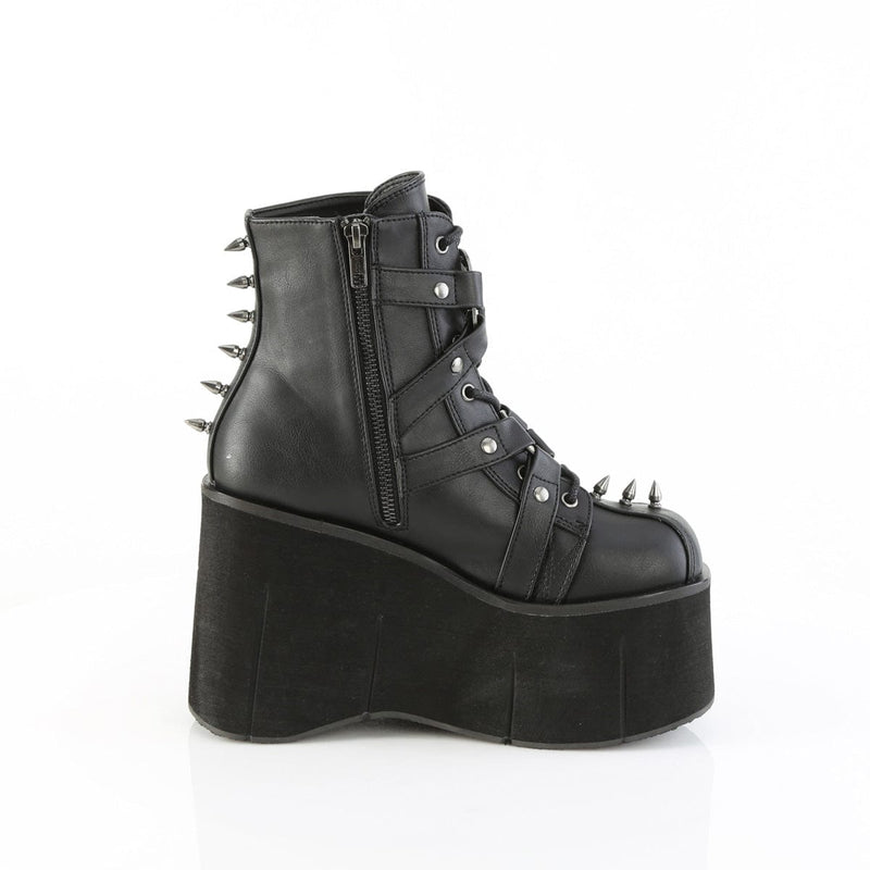 Demonia KERA-68 Ankle Boot (Black Vegan Leather)