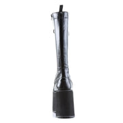 Demonia MEGA-602 Knee High Boot (Black Pu)