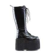 Demonia MEGA-602 Knee High Boot (Black Pu)