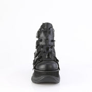 Demonia NEPTUNE-68 Ankle Boot (Black Vegan Leather)