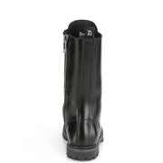 Demonia RIOT-14 Mid-Calf Boot (Black Leather)