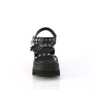 Demonia SHAKER-13 Sandal (Black Vegan Leather)