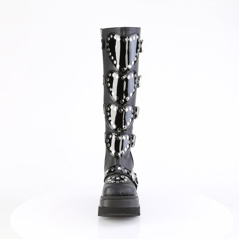 Demonia SHAKER-210 Black Vegan Leather