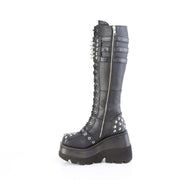 Demonia SHAKER-225 Black Vegan Leather