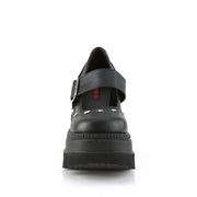 Demonia SHAKER-23 Mary Jane (Black Vegan Leather)