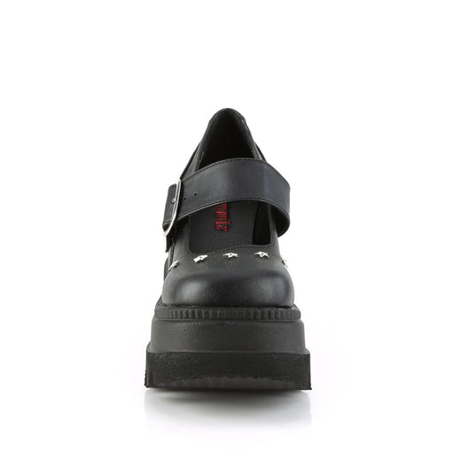 Demonia SHAKER-23 Mary Jane (Black Vegan Leather)