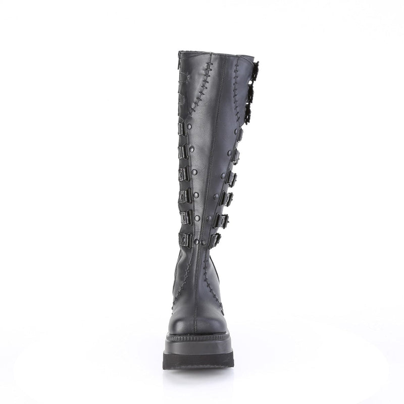Demonia SHAKER-232 Black Vegan Leather