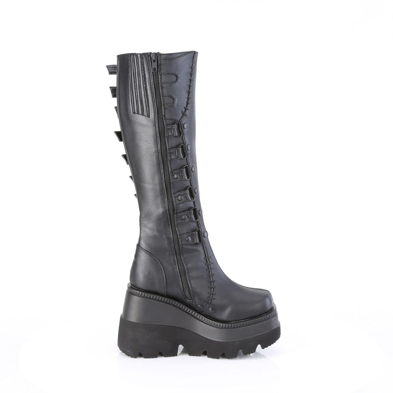 Demonia SHAKER-232 Black Vegan Leather