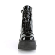 Demonia SHAKER-52 Ankle Boot (Black Patent)