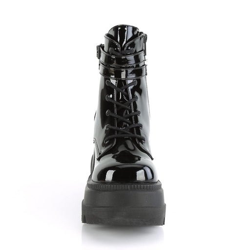 Demonia SHAKER-52 Ankle Boot (Black Patent)