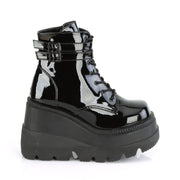 Demonia SHAKER-52 Ankle Boot (Black Patent)