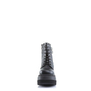 Demonia SHAKER-52 Ankle Boot (Black Vegan Leather)