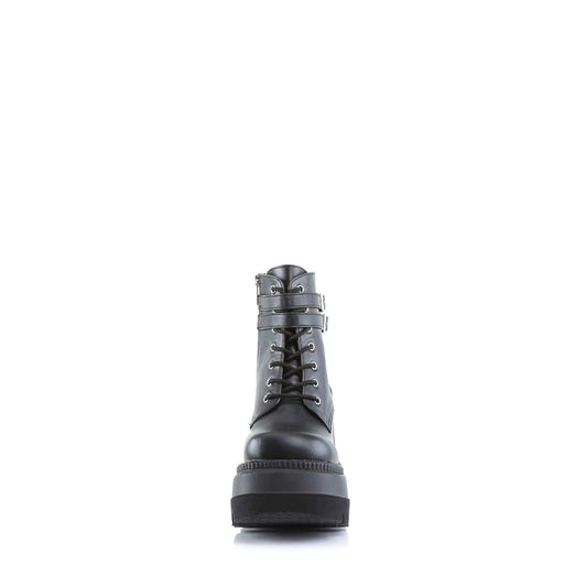 Demonia SHAKER-52 Ankle Boot (Black Vegan Leather)