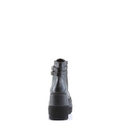 Demonia SHAKER-52 Ankle Boot (Black Vegan Leather)