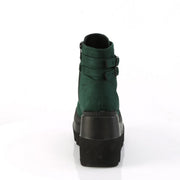 Demonia SHAKER-52 Ankle Boot (Emerald Vegan Suede)
