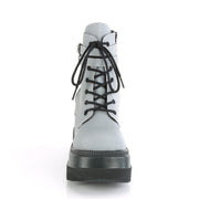 Demonia SHAKER-52 Ankle Boot (Grey Reflective)