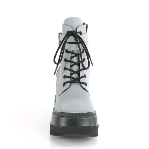 Demonia SHAKER-52 Ankle Boot (Grey Reflective)