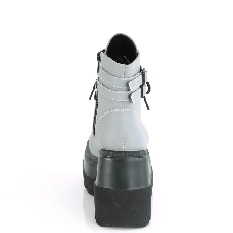 Demonia SHAKER-52 Ankle Boot (Grey Reflective)