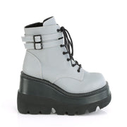Demonia SHAKER-52 Ankle Boot (Grey Reflective)