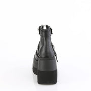 Demonia SHAKER-62 Ankle Boot (Black Vegan Leather)