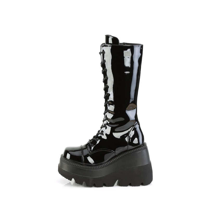 Demonia SHAKER-72 Black Patent