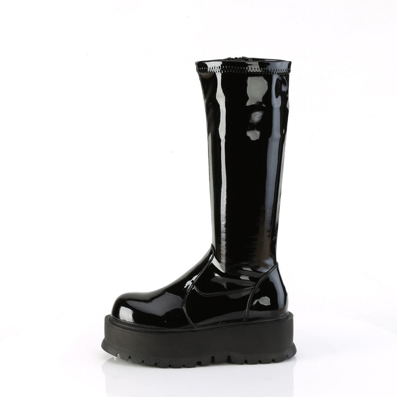 Demonia SLACKER-200 Black Patent