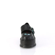 Demonia SLACKER-25 Mary Jane (Black Vegan Leather)