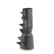 Demonia SLAY-77 Ankle Boot (Black Vegan Leather)