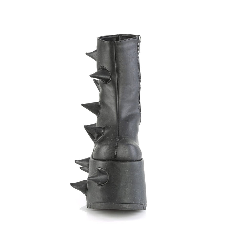 Demonia SLAY-77 Ankle Boot (Black Vegan Leather)