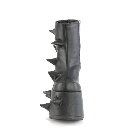 Demonia SLAY-77 Ankle Boot (Black Vegan Leather)