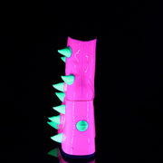 Demonia SLAY-77 Ankle Boot (UV Neon Pink-Neon Green)