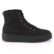Demonia SNEEKER-201 Black Canvas