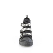 Demonia SNEEKER-225 Sneaker (Black Canvas-Vegan Leather)